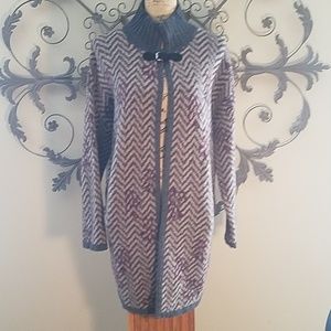 MADE IN ITALY  A IDA designer sweater jacket